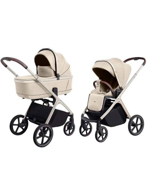 Universalus vežimėlio komplektas Carrello Vector 2in1 Seashell Beige