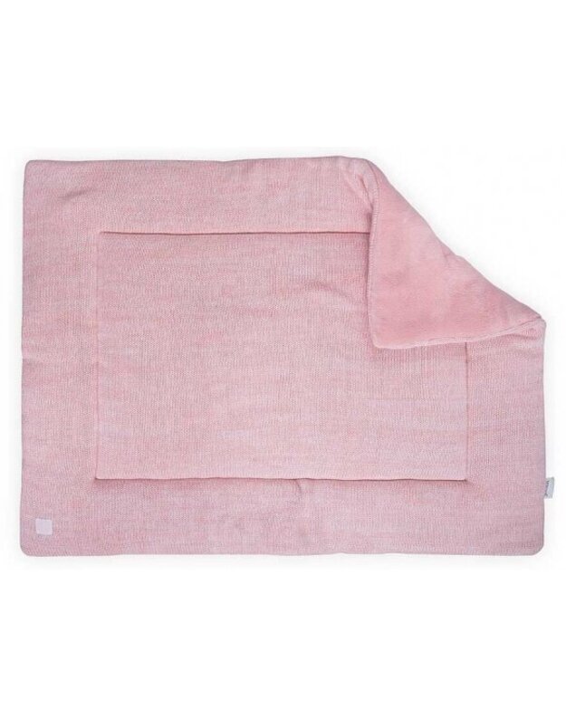 Jollein žaidimų kilimėlis Melange Knit 80x100 cm. Soft Pink