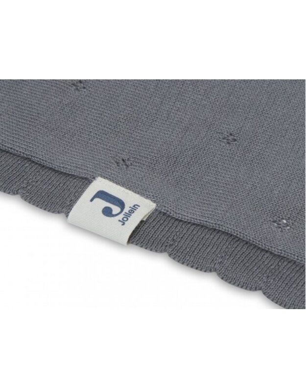 Jollein Pointelle pledas 100x150 cm Storm Grey 3