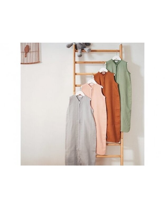 Jollein Muslino medvilnės miegmaišis Soft Grey 70cm 1 Jollein Muslino medvilnės miegmaišis Soft Grey 70cm 1