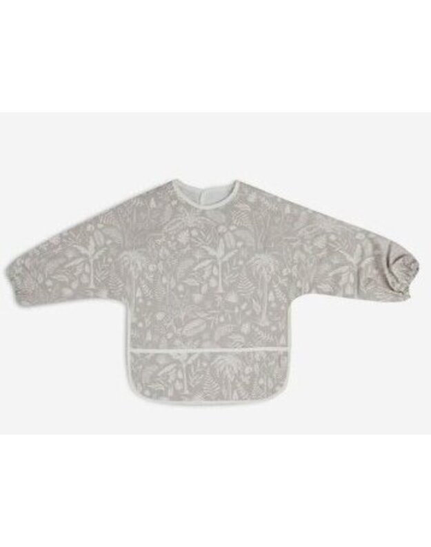 Jollein bib with sleeves, waterproof Botanical Nougat