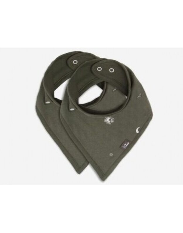 ollein Bib Bandana Stargaze Leaf Green 2 pcs