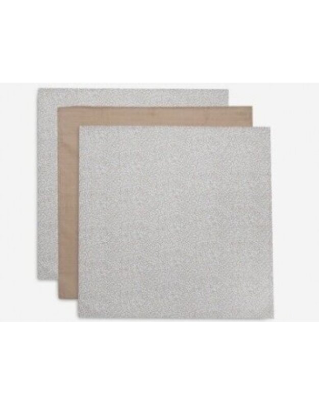 Jollein medvilnės merliukai 70x70 Dotted 3vnt