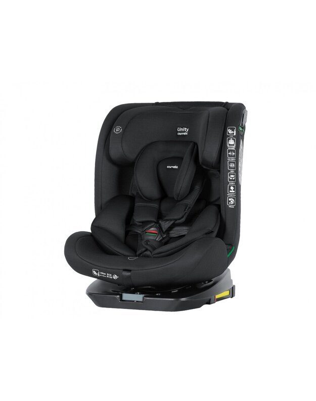 Automobilinė kėdutė Carrello Unity i-size 0-36kg (40-150cm) Totality Black