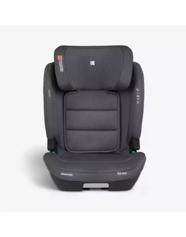 Automobilinė kėdutė KikkaBoo i-Scout i-size 100-150cm Dark Grey