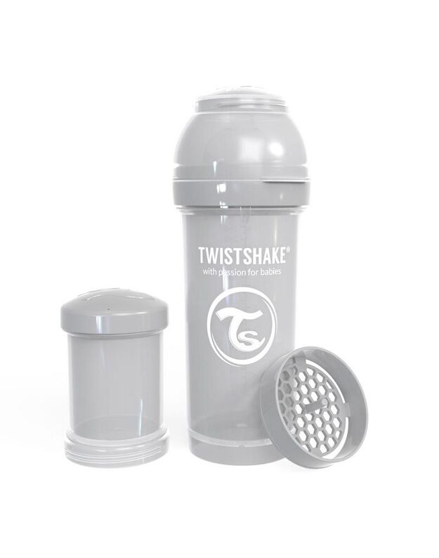 Twistshake Anti-Colic Baby Bottle 260ml Grey