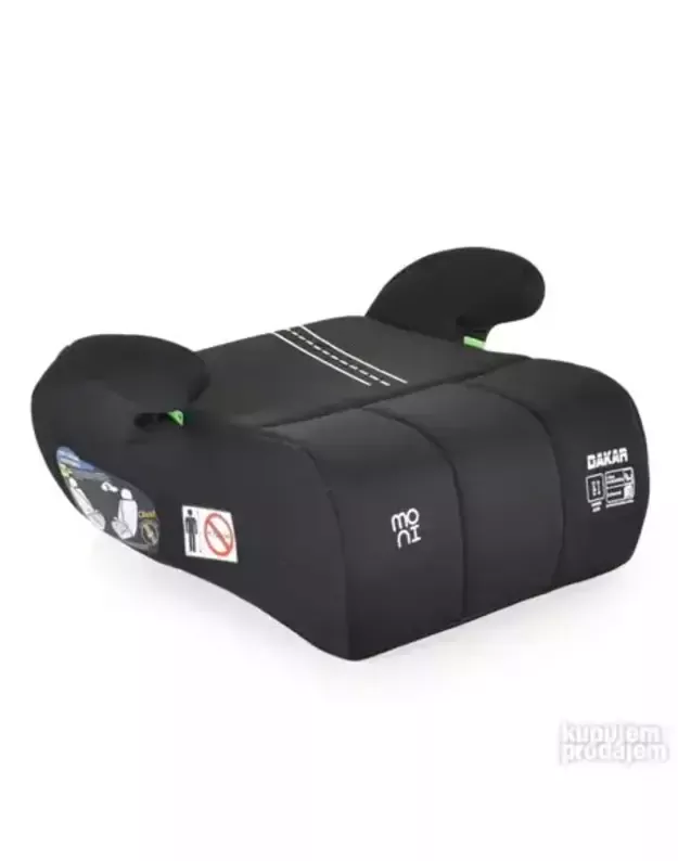 Cangaroo Dakar Black Car Seat Booster 15–36 kg 1