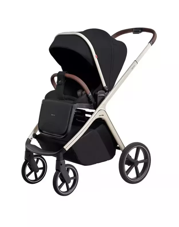 Universalus vežimėlio komplektas Carrello Vector 2in1 Pearl Black  2