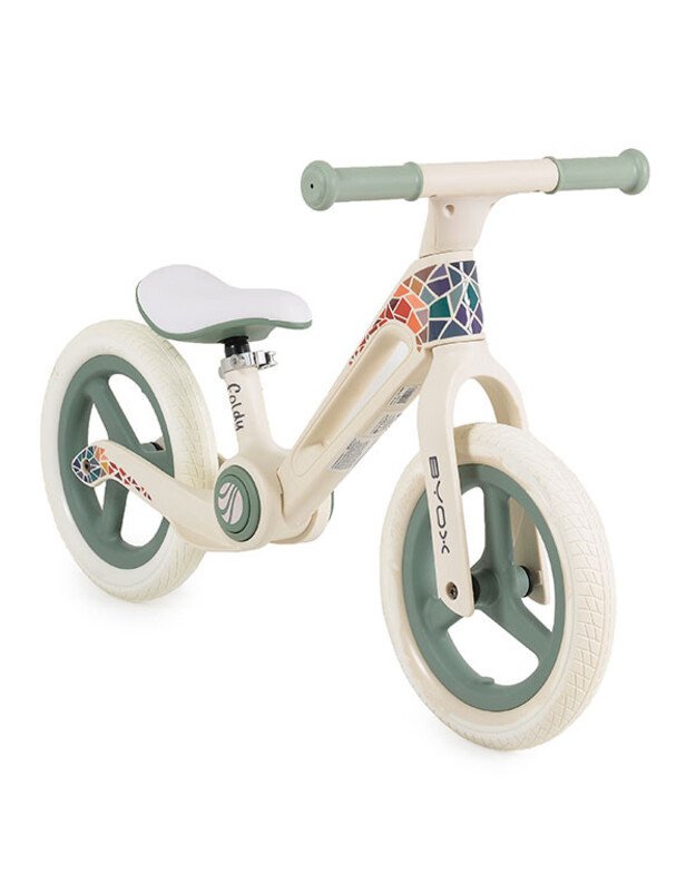 Sulankstomas balansinis dviratis BYOX Foldy Green 12”