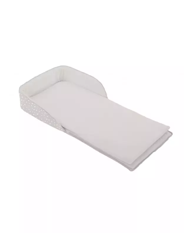 Nešiojama lovytė–kuprinė KikkaBoo Memory 2in1 Dots Beige 1