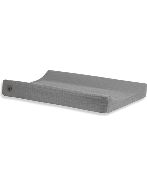 Jollein vystymo čiužinio užvalkalas Wrinkled 50x70 cm Storm Grey