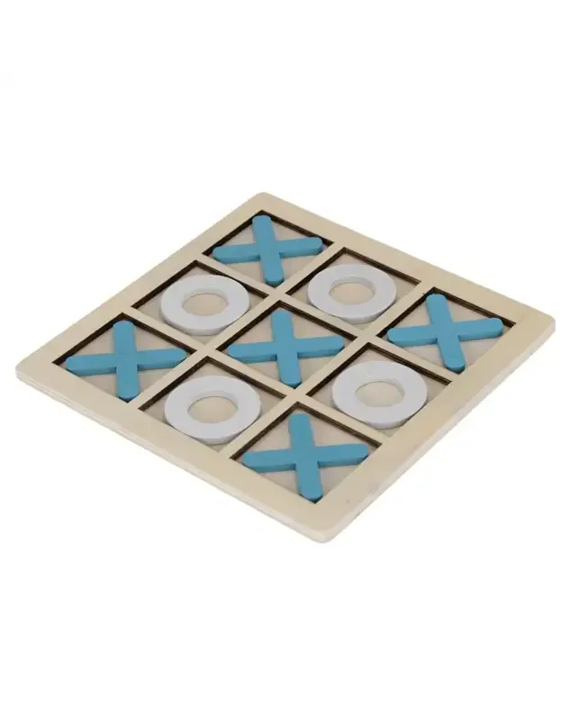 Creative Tic-Tac-Toe Wooden Puzzle – educational logic game for kids 1