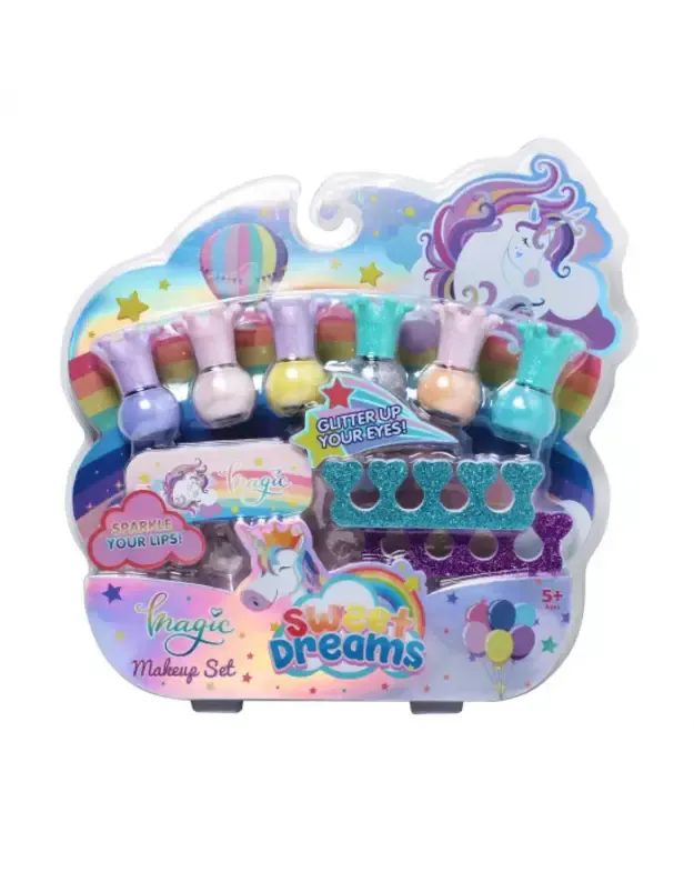 Žaislinis kosmetikos rinkinys vaikams  – kūrybiškas grožio žaidimų rinkinys