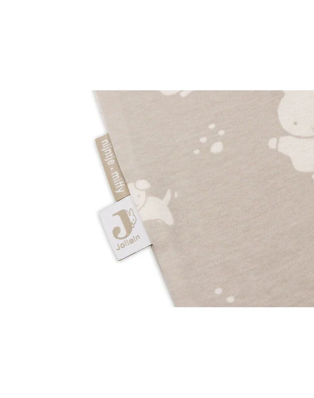 Jollein Miffy & Snuffy Olive Green džersio miegmaišis, 90 cm, 0,5 TOG