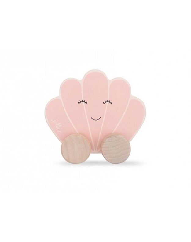 Jollein lavinamasis medinis automobilis "Jūrinė kriauklytė" Shell Pink