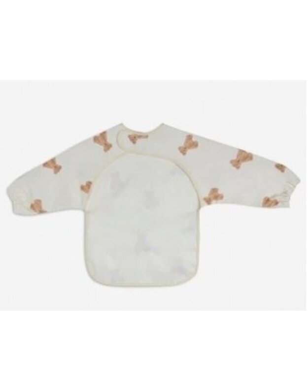 Jollein waterproof bib with sleeves Teddy Bear 1