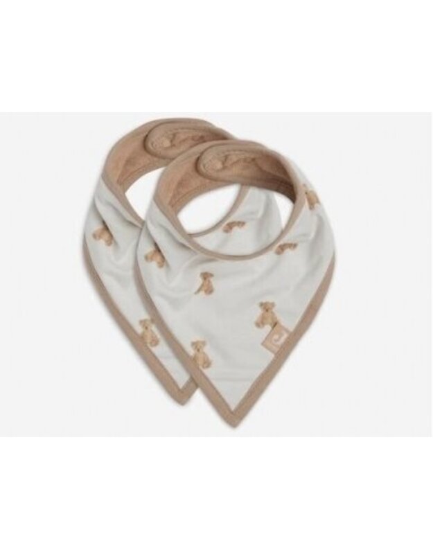 Jollein bib Bib Bandana Teddy Bear 2 pcs