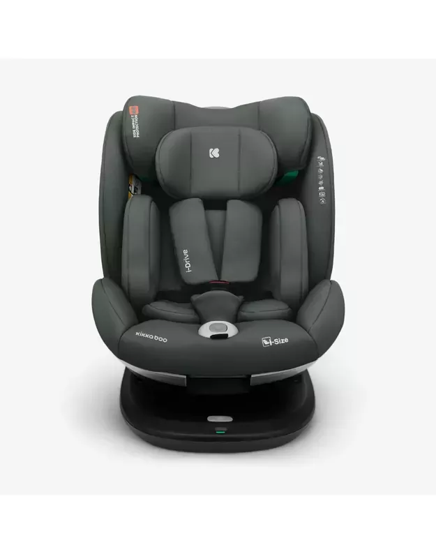 Automobilinė kėdutė Kikka Boo i-Drive Army Green – i-Size (40-150 cm)