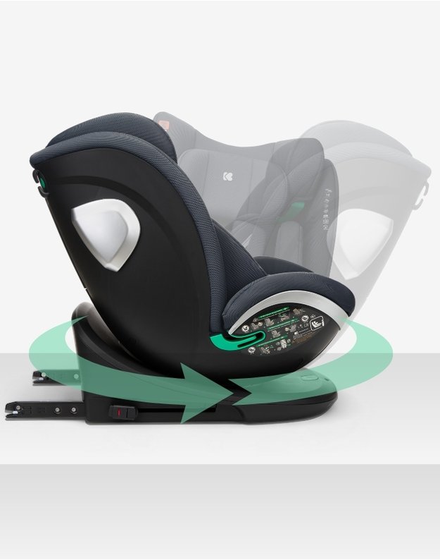 Automobilinė kėdutė Kikka Boo i-Drive Army Green – i-Size (40-150 cm)