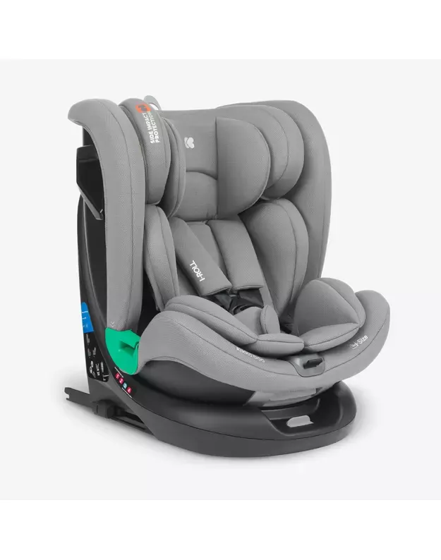 Automobilinė kėdutė   Kikka Boo i-Roll Light Grey – i-Size (40-150 cm)