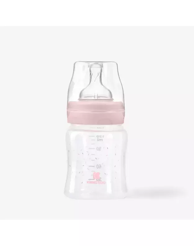 Hippo Dreams PP maitinimo buteliukas 120 ml Pink