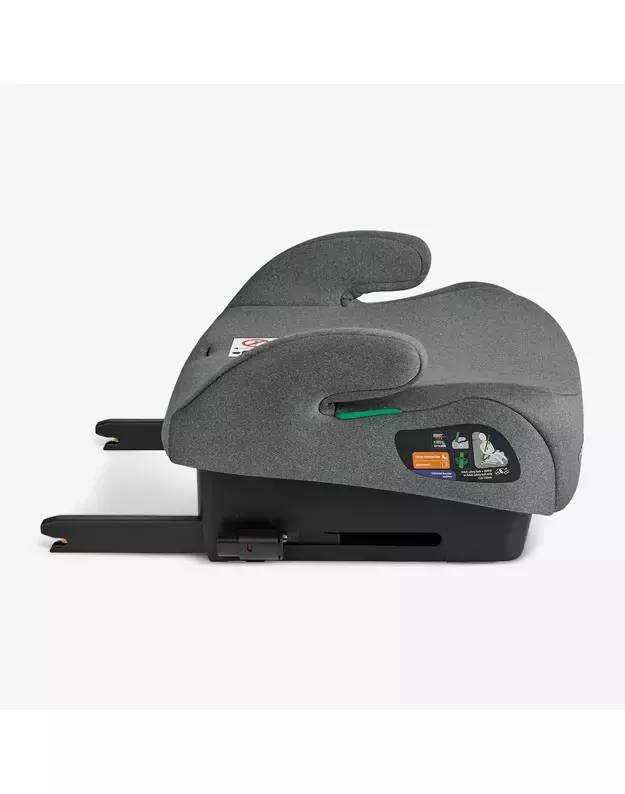 Automobilinė paaukštinta kėdutė i-Tip Dark Grey (i-Size 125-150 cm)