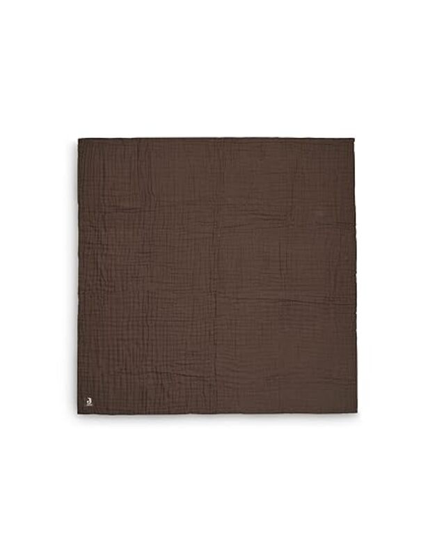 Jollein muslino vystymo skraistė Chestnut Brown 120x120 cm 
