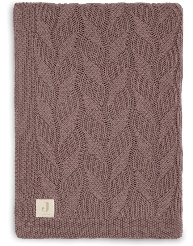 Jollein megztas vaikų pledas 100x150 cm Brown