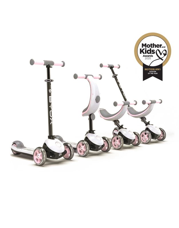 Paspirtukas  Motion 4in1 Pink  Paspirtukas  Motion 4in1 Pink