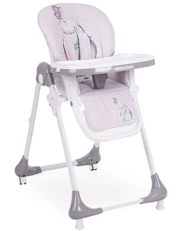 Maitinimo kėdutė KikkaBoo Sweet Nature Rabbit Pink 