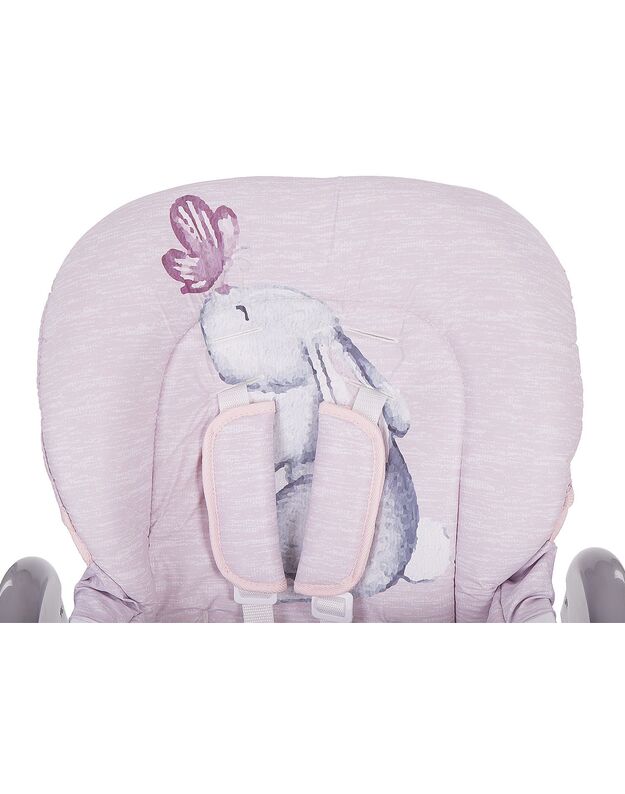 Maitinimo kėdutė KikkaBoo Sweet Nature Rabbit Pink  3