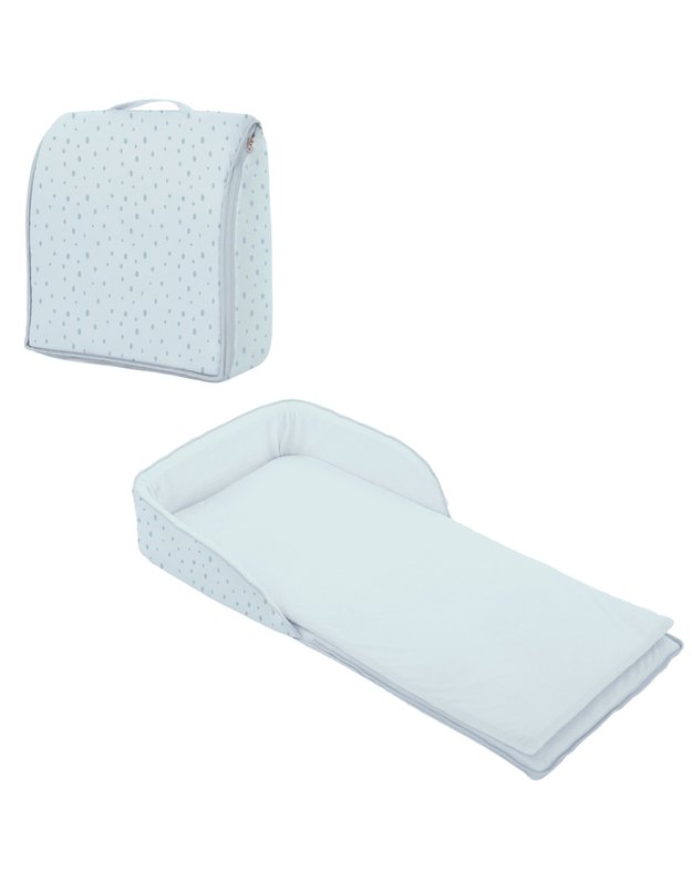 Kikkaboo kelioninė lovytė 2in1 Dots Blue  1
