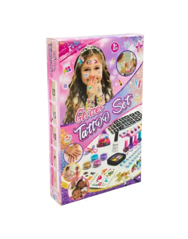 Vaikiškas stilisto rinkinys su tatuiruotėmis ir aksesuarais BTX-6017