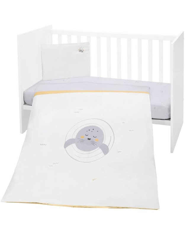 KikkaBoo Seally Me Bedding Set 5 pcs – soft and stylish baby bedding