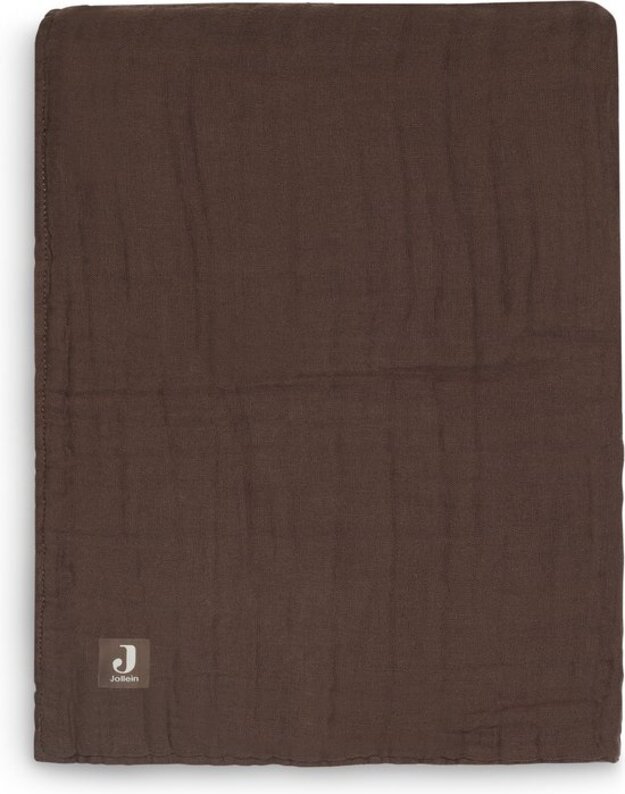 Jollein Jollein Wrinkled Chestnut kūdikio pledas lopšiui 75x100 cm