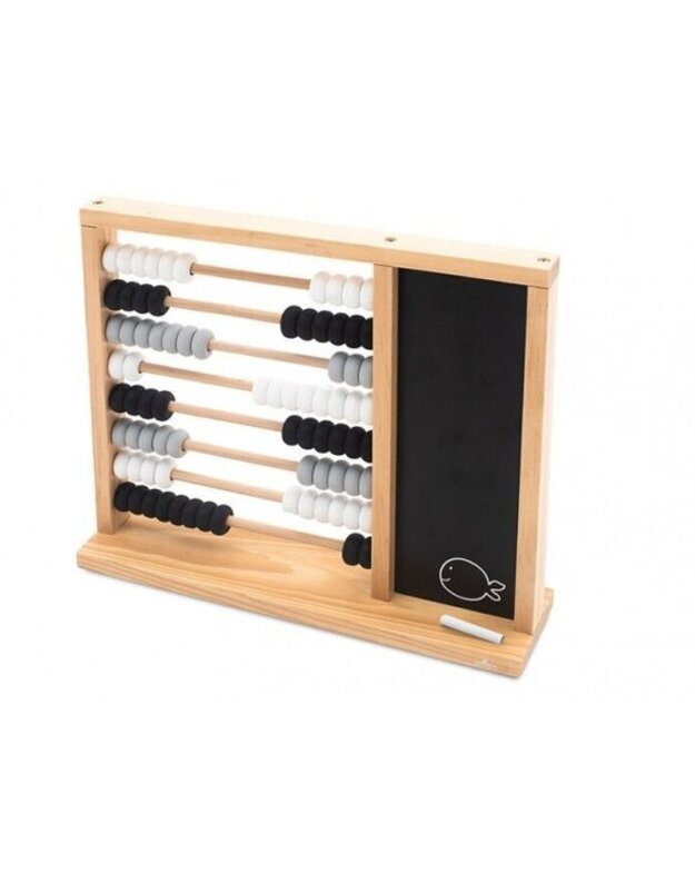 Jollein lavinamieji mediniai skaičiukai „Matematika“ Grey/Black