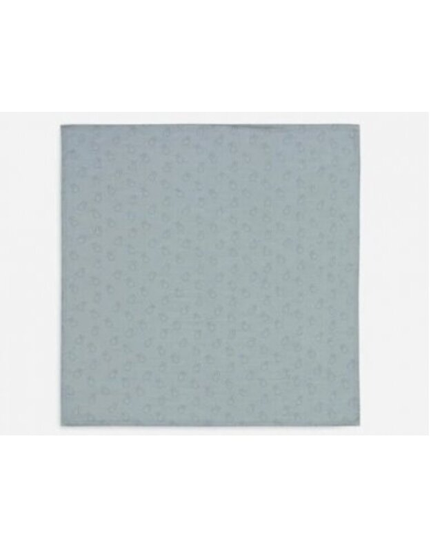 Jollein muslino audinio vystyklų rinkinys 70x70 Miffy Silhouettes Sea Green 3vnt