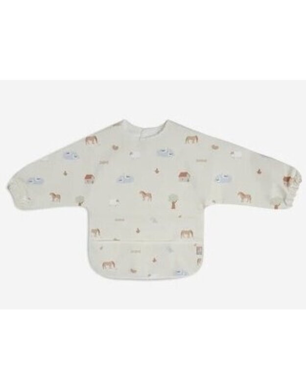 Jollein bib with sleeves, waterproof Farm