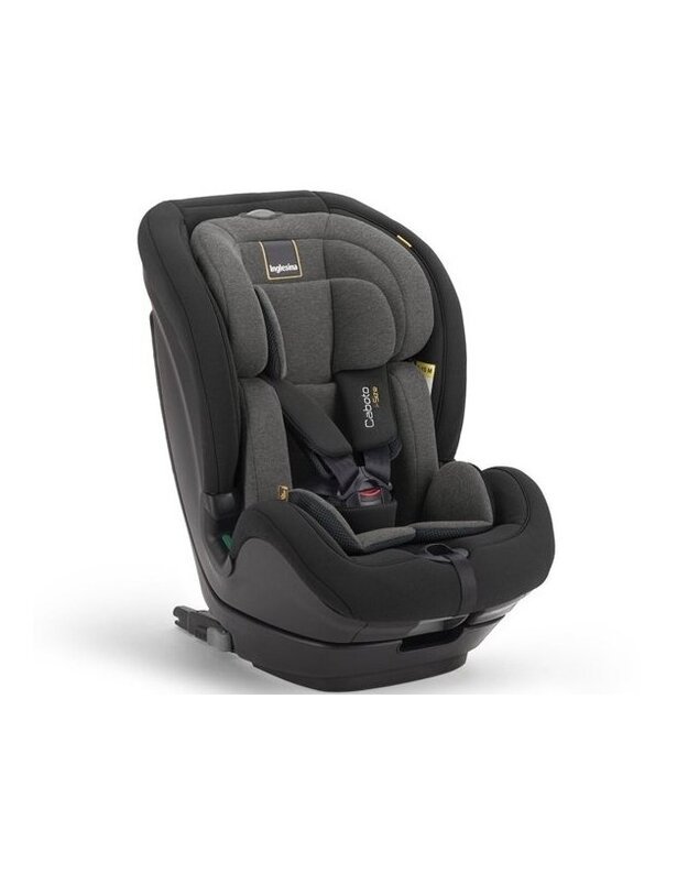 Automobilinė kėdutė Inglesina Caboto i- Size Vulcan Black 76 cm - 150 cm 1-2-3 gr.