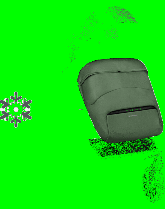 Vežimėlis Kikka Boo Tiffany Army Green 2in1