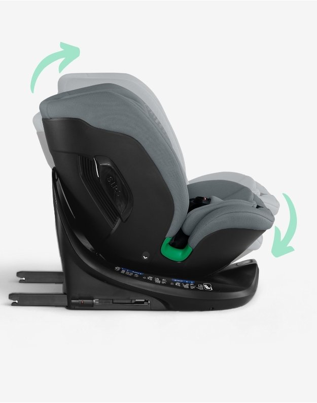 Kikka Boo i-Tour Black – i-Size automobilinė kėdutė (40-150 cm)