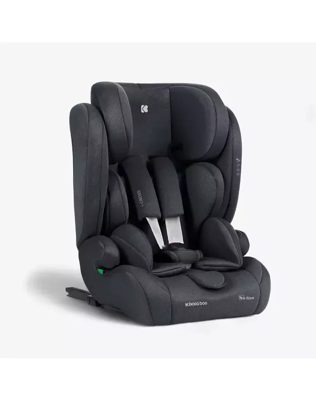 Automobilinė kėdutė   Kikka Boo i-Cross Dark Grey – i-Size (76-150 cm)