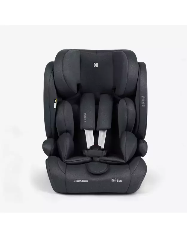 Automobilinė kėdutė   Kikka Boo i-Cross Dark Grey – i-Size (76-150 cm)
