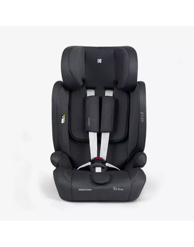 Automobilinė kėdutė   Kikka Boo i-Cross Dark Grey – i-Size (76-150 cm)