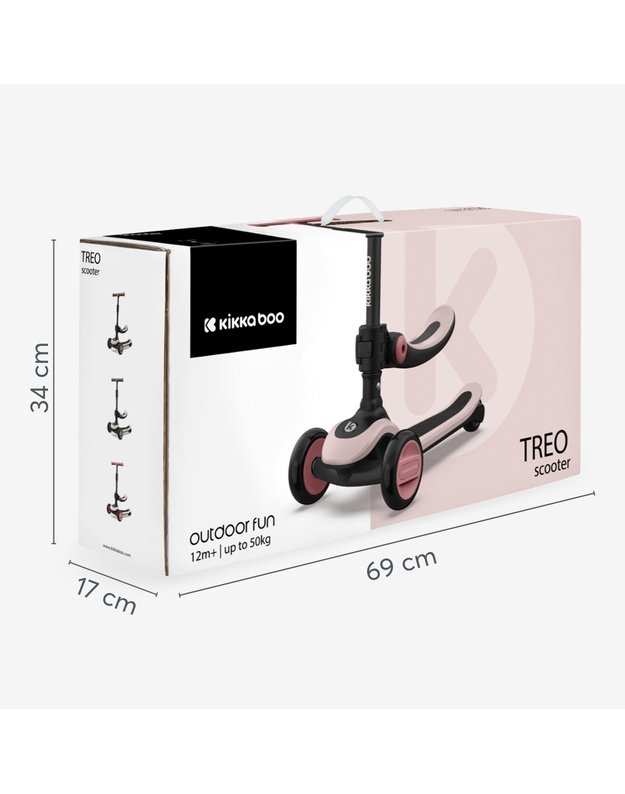 Paspirtukas TREO Pink - 2in1