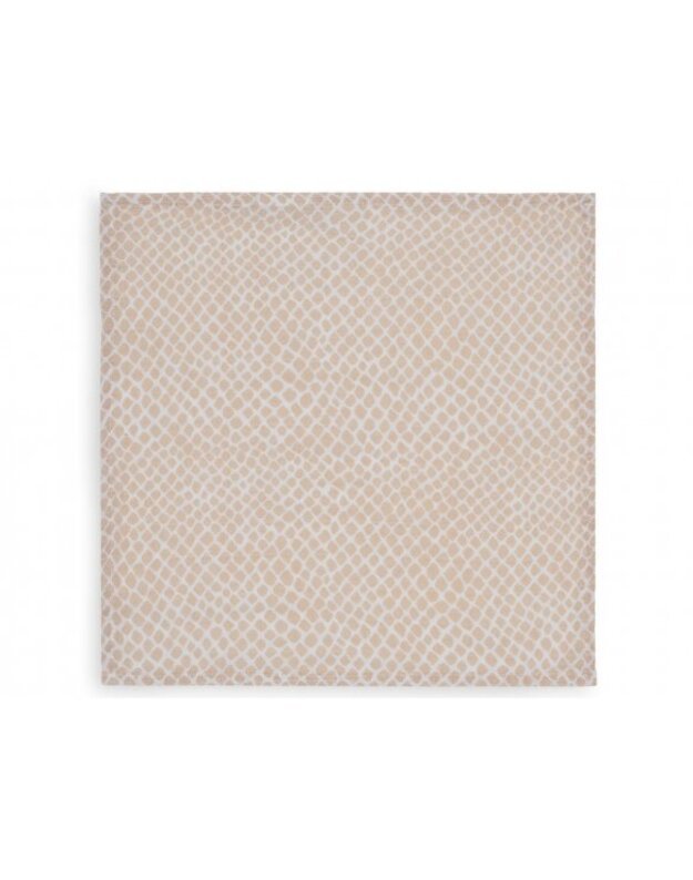 Jollein muslino merliukai 15 x 20 cm Snake Pale Pink 