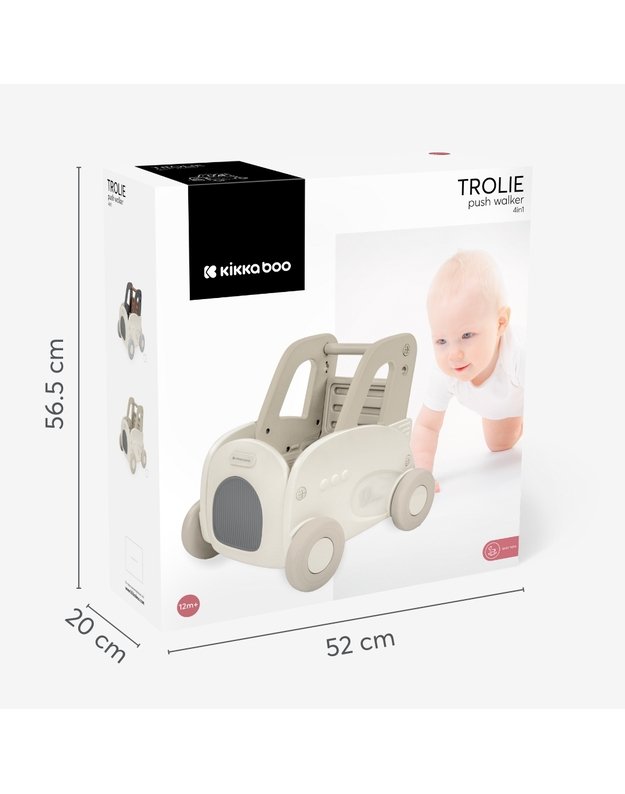 TROLIE 2 4in1 stumdukas-mašinytė Grey