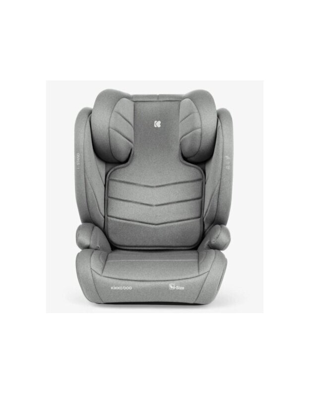 Automobilinė kėdutė KikkaBoo i-Stand i-size 100-150cm Light Grey