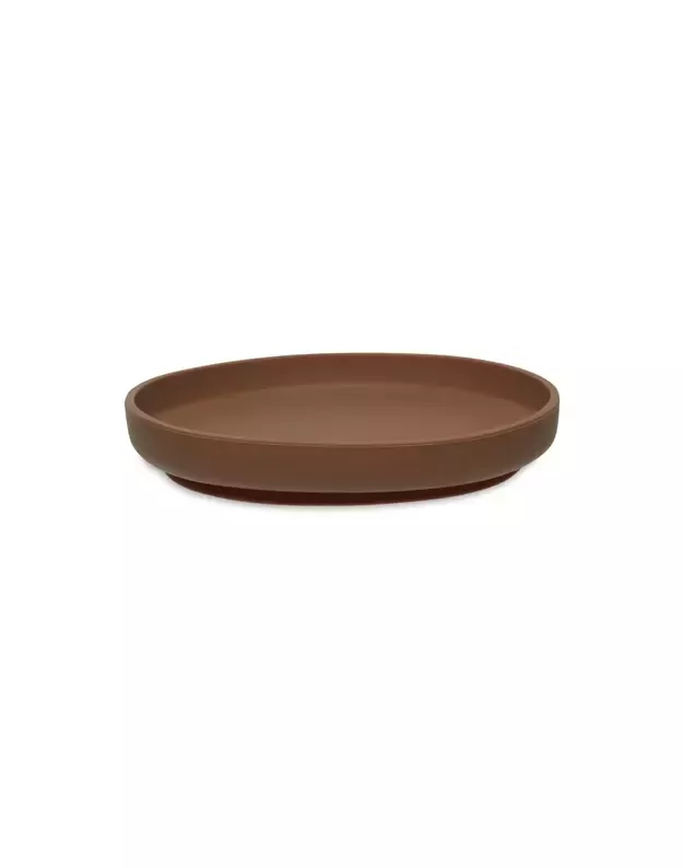 Jollein silikoninė vaikiška lėkštutė Caramel