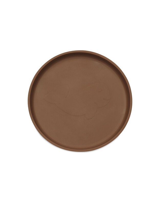 Jollein silikoninė vaikiška lėkštutė Caramel 1